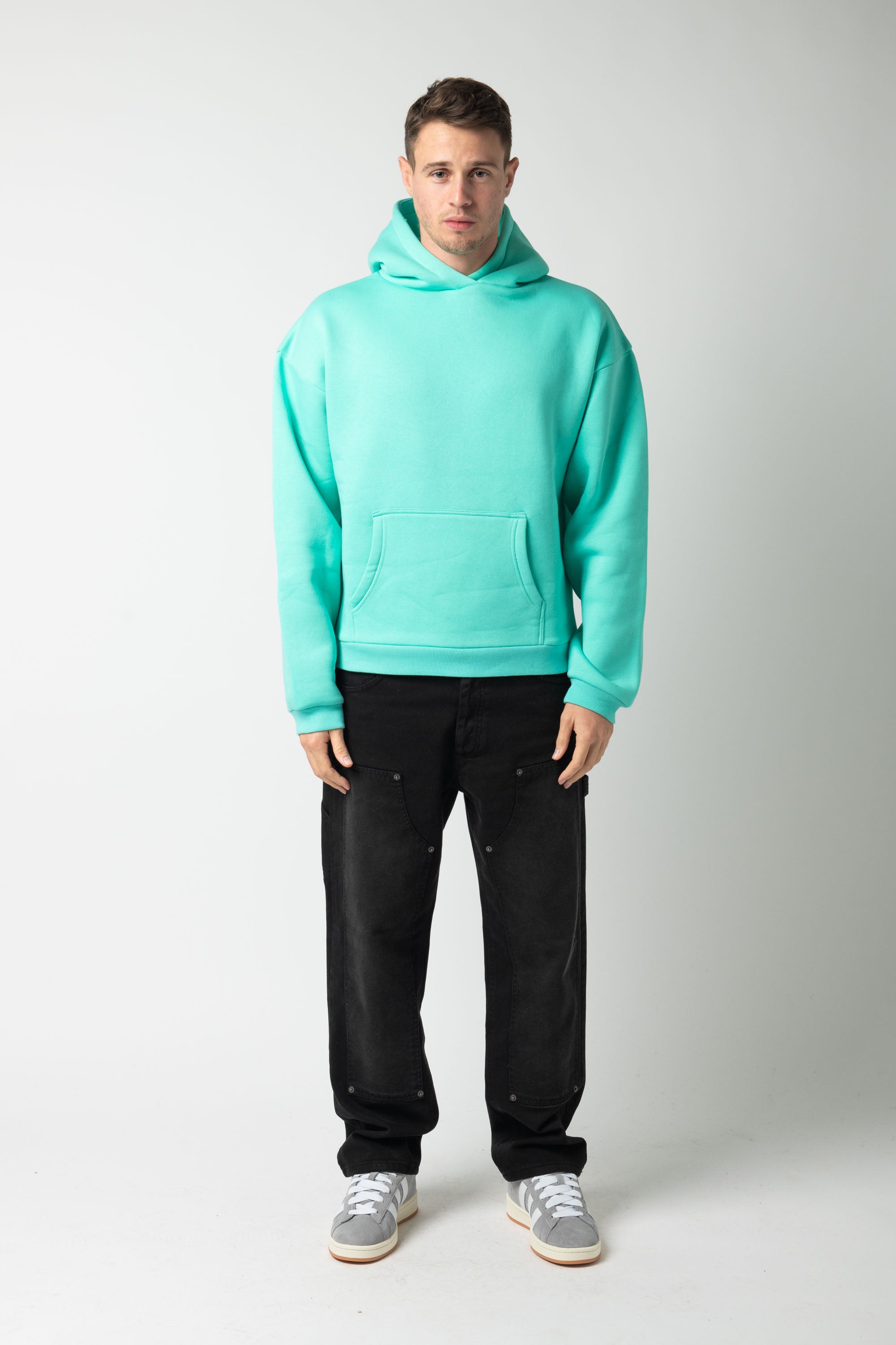 Hoodie Match Turquoise